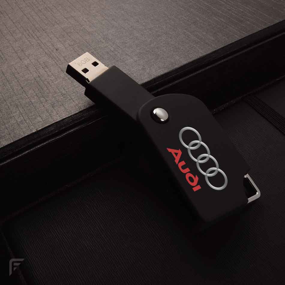 Rubberized Car Key Flash Drive Flashtify