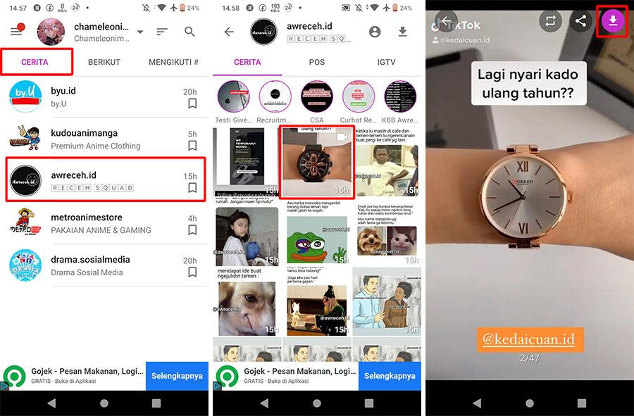 16+ Cara Download Story ig (Instastory) Ke Galeri Tanpa