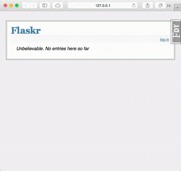FlaskDebugToolbar — FlaskDebugToolbar 0.15.1 documentation