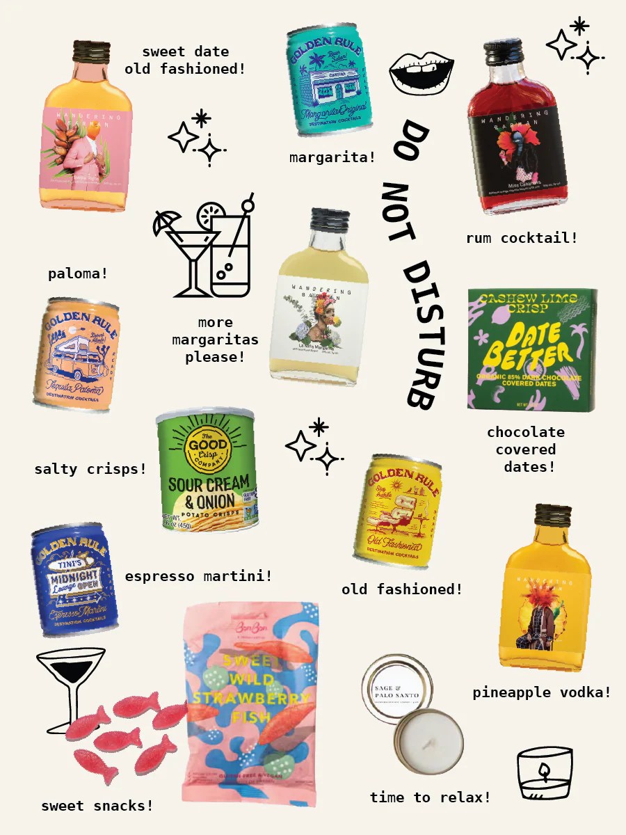 The Hotel Mini Bar Gift Set Flask & Field