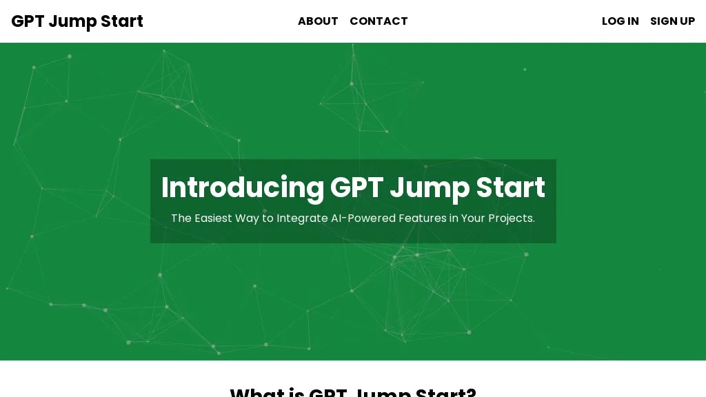 GPT Jump Start AI Tools