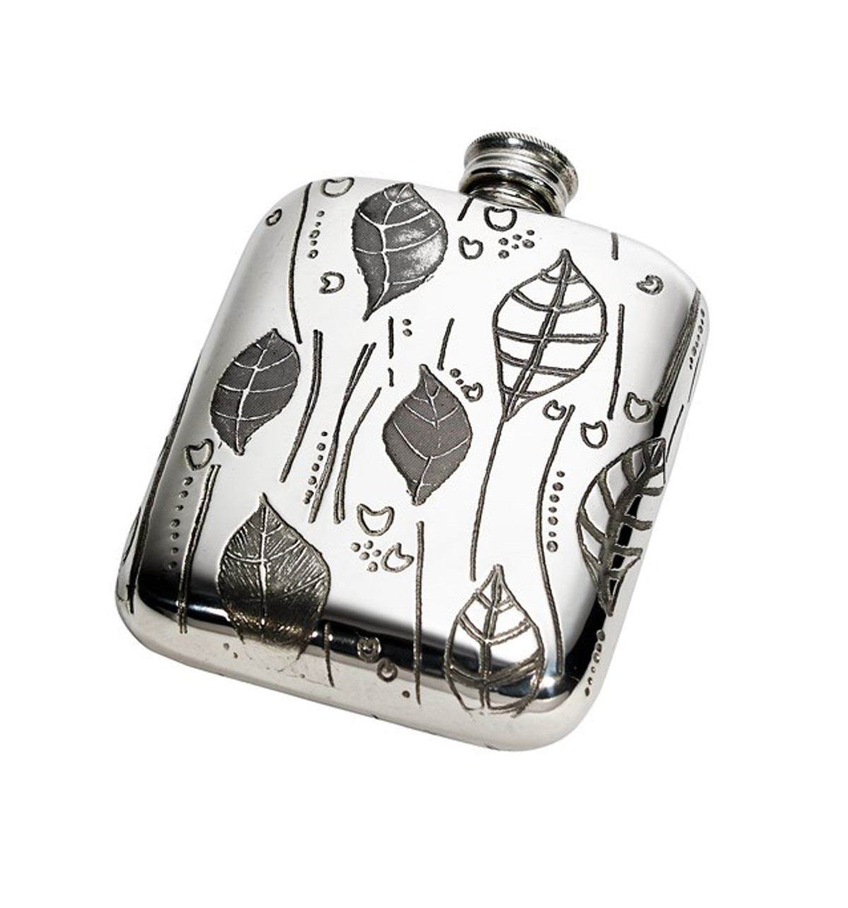 Personalised Natural Hip Flask Collection FlaskStore Engraved Hip Flasks