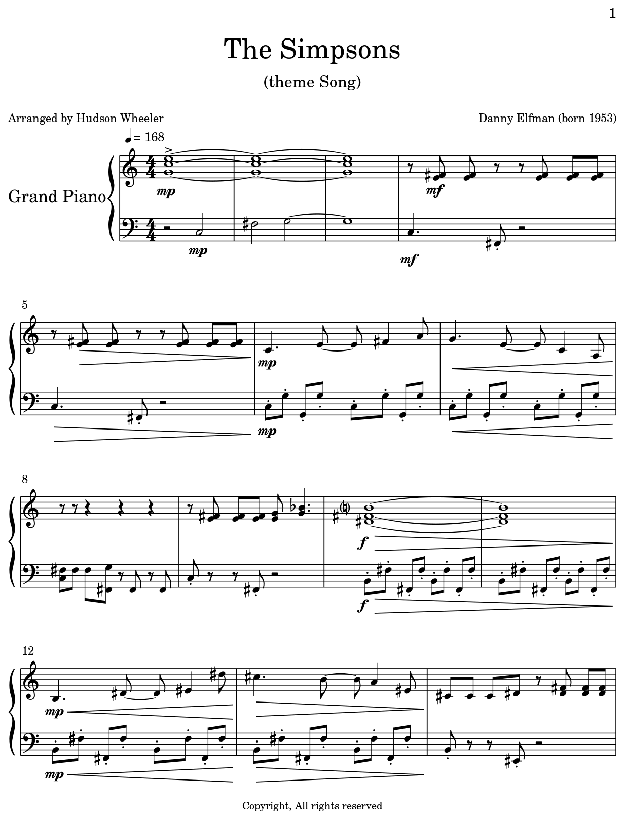 Rush E Piano Sheet Music This is an easy piano solo arrangement of