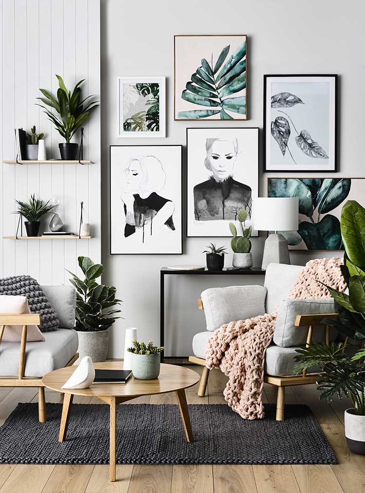 Modern Botanical Art Flat 15 Design & Lifestyle