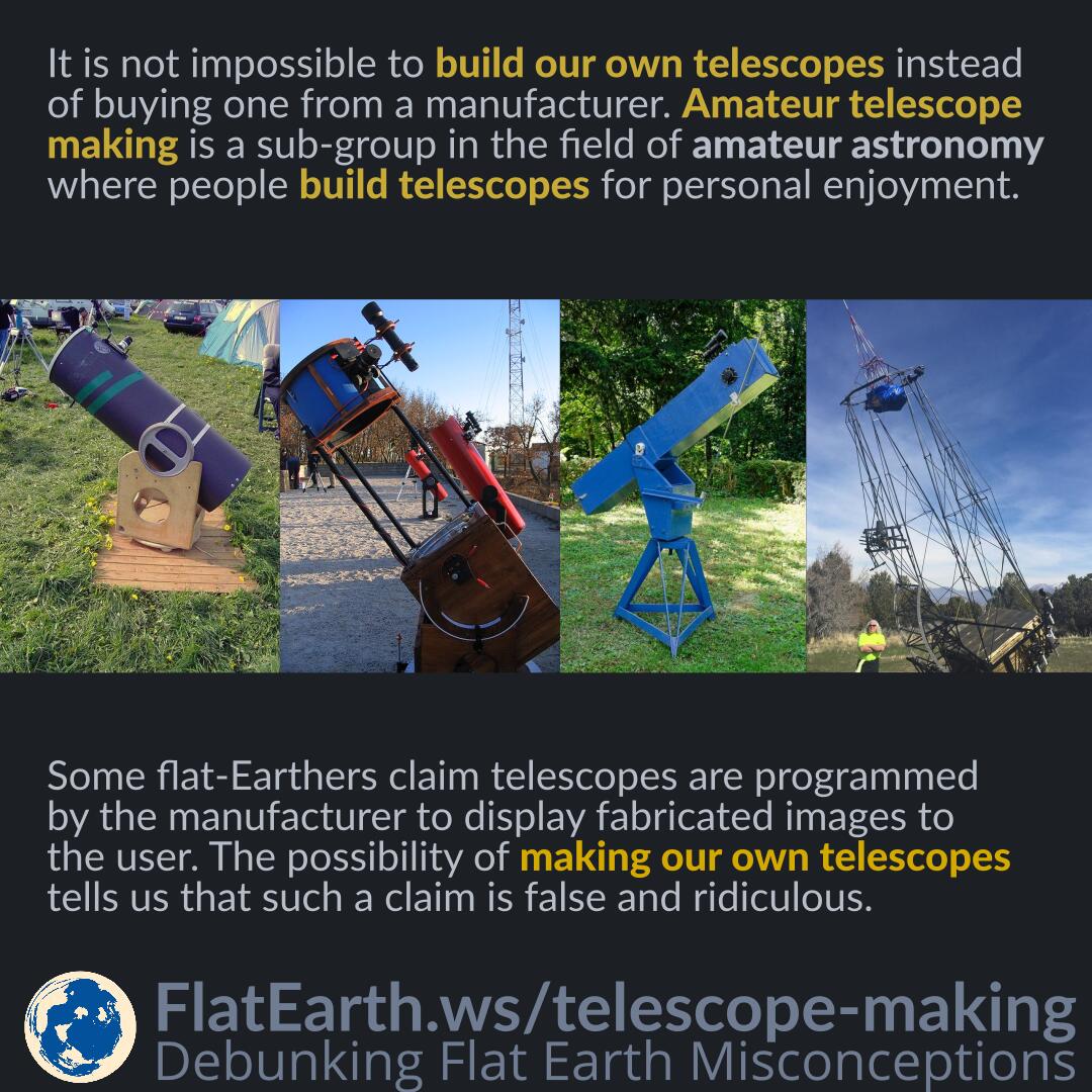 Telescope Making FlatEarth.ws