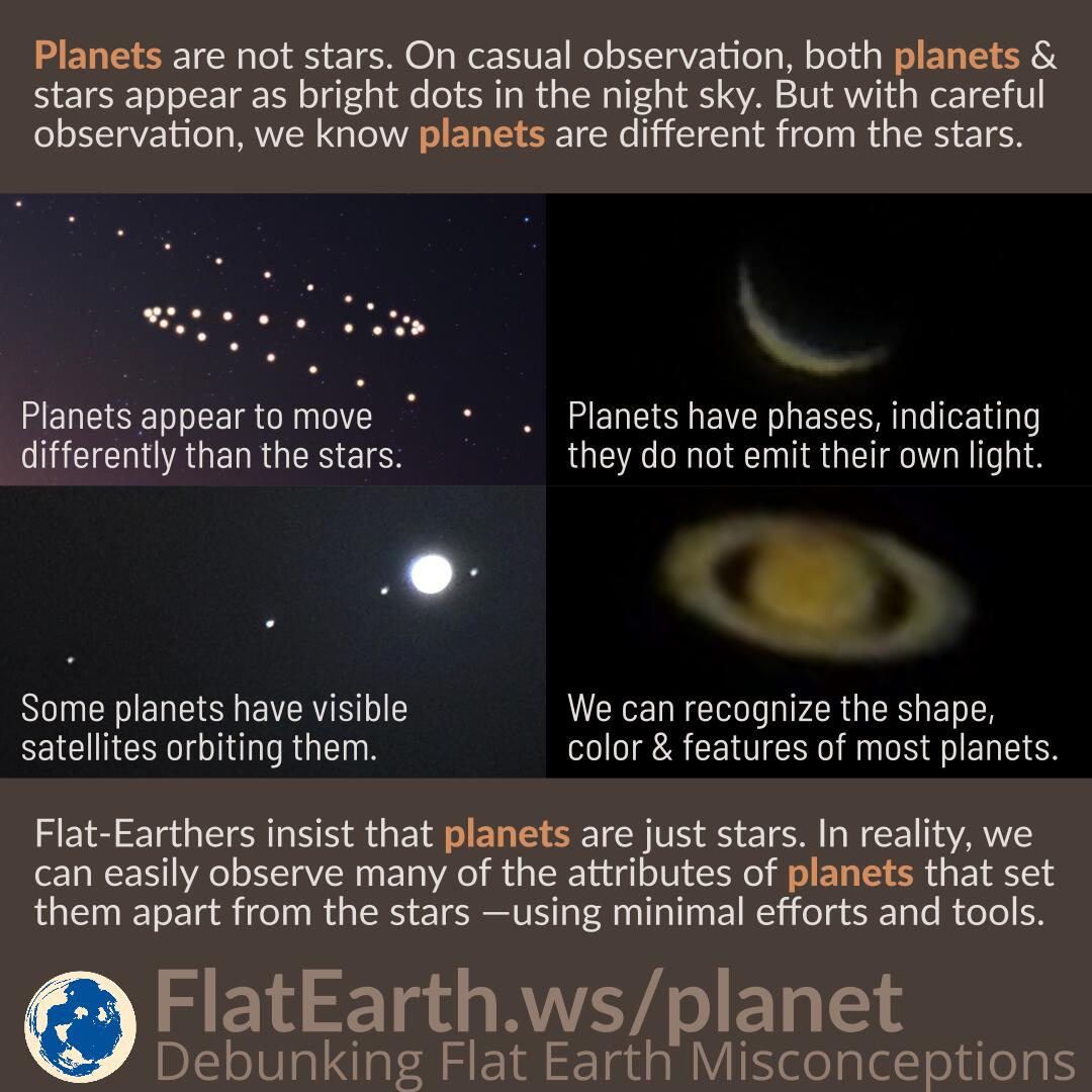 vs Stars FlatEarth.ws