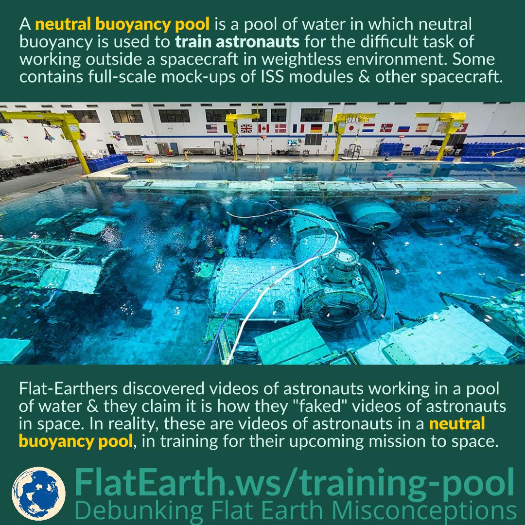 Neutral Buoyancy Pool for Astronaut Training FlatEarth.ws