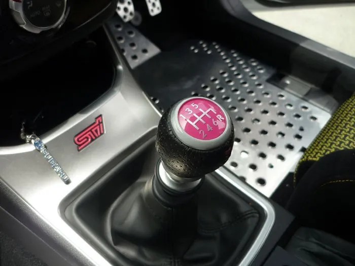 L'aunsport Custom Pink Shift Knob Genuine Subaru 6Speed FlatFour