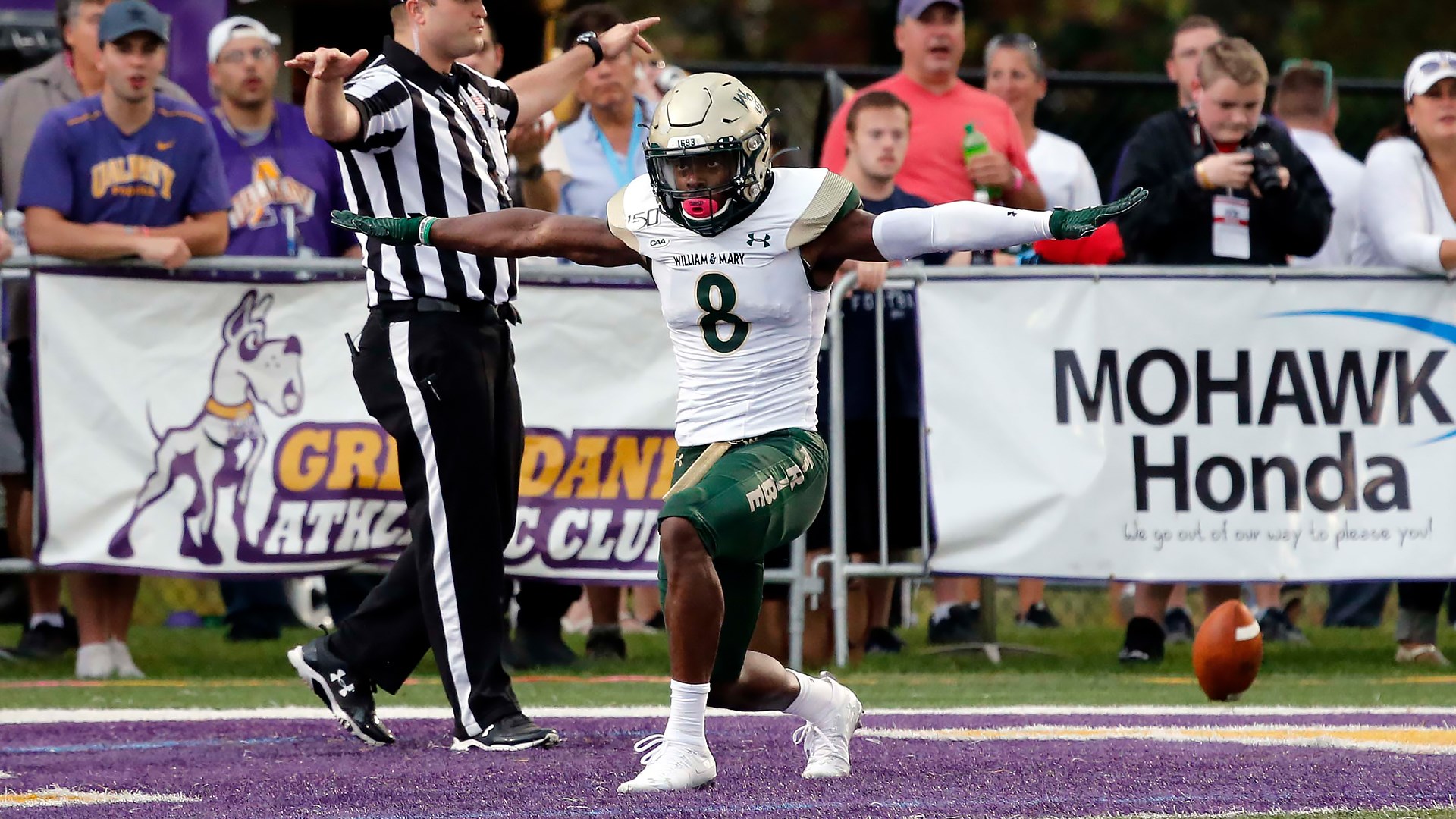 Football Albany slips past Tribe on the road Flat Hat News