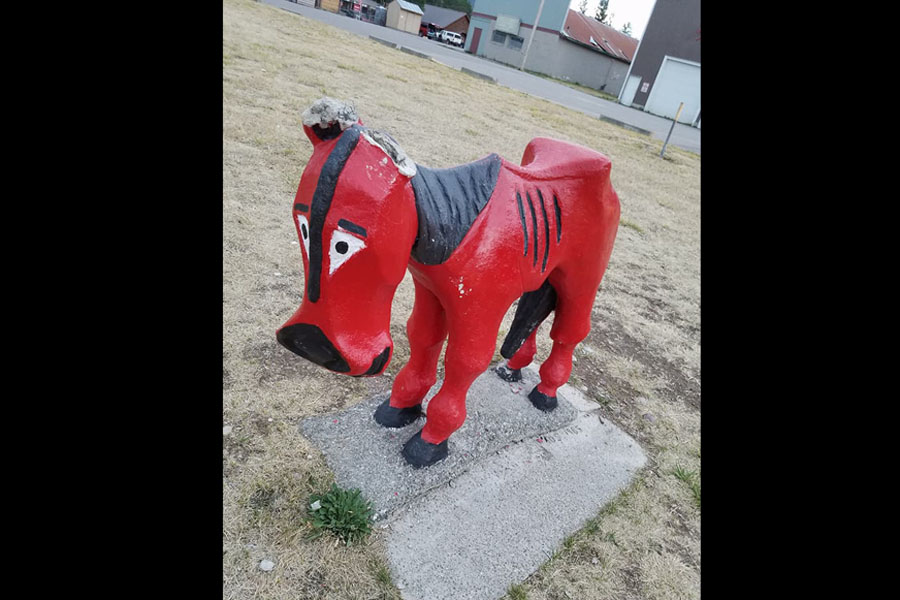 Hungry Horse Town Mascot Vandalized Flathead Beacon