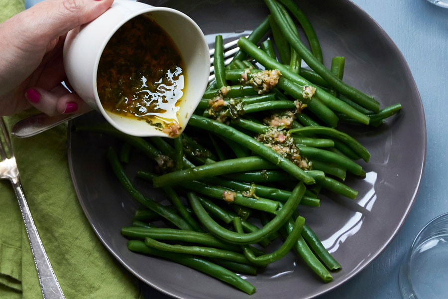 Green Beans with Tarragon Vinaigrette Flathead Beacon