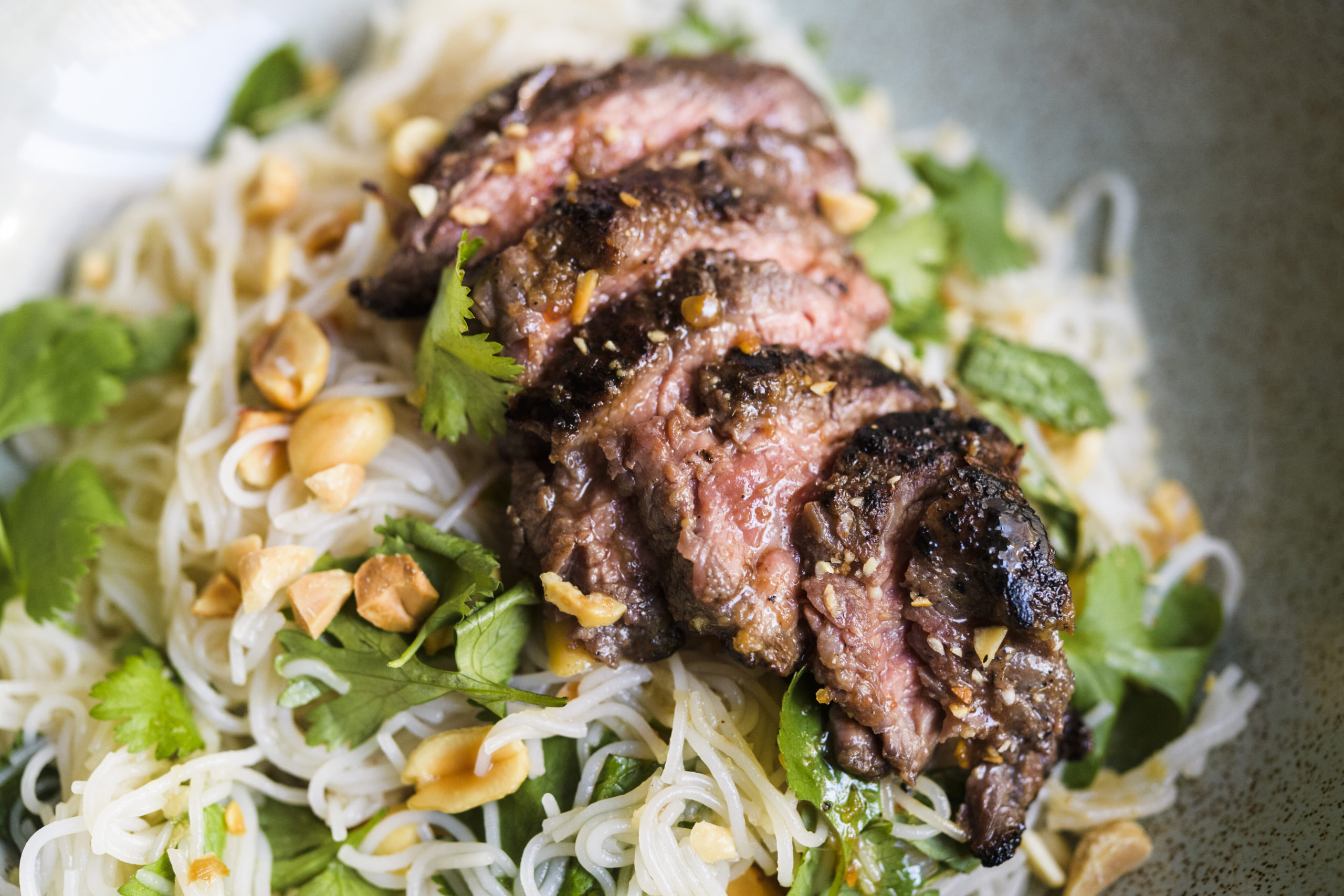 Ginger Beef and Rice Noodle Salad Flathead Beacon