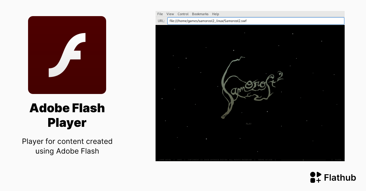 Install Adobe Flash Player on Linux Flathub