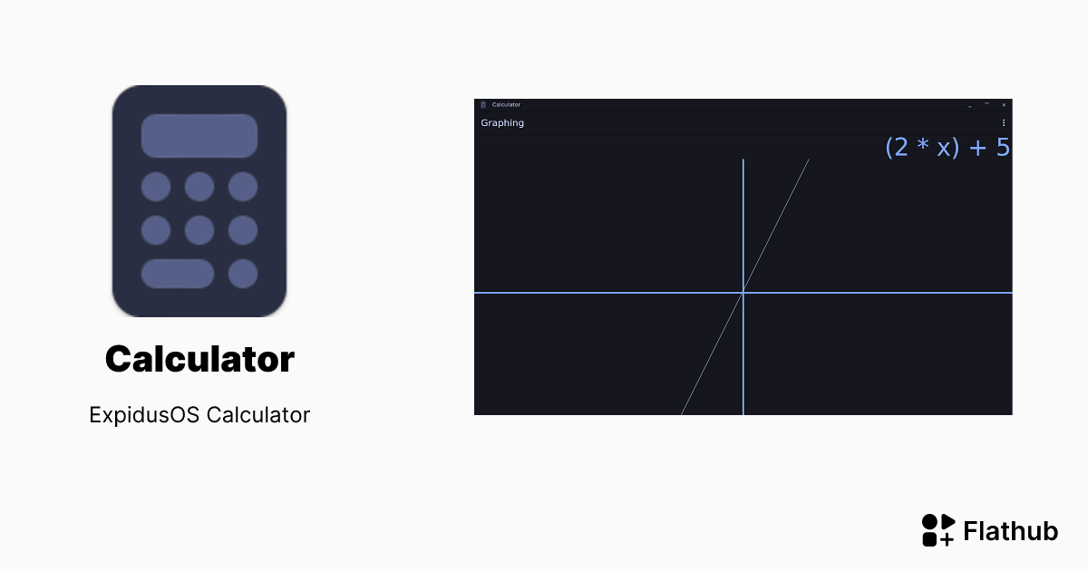 Install Calculator on Linux Flathub