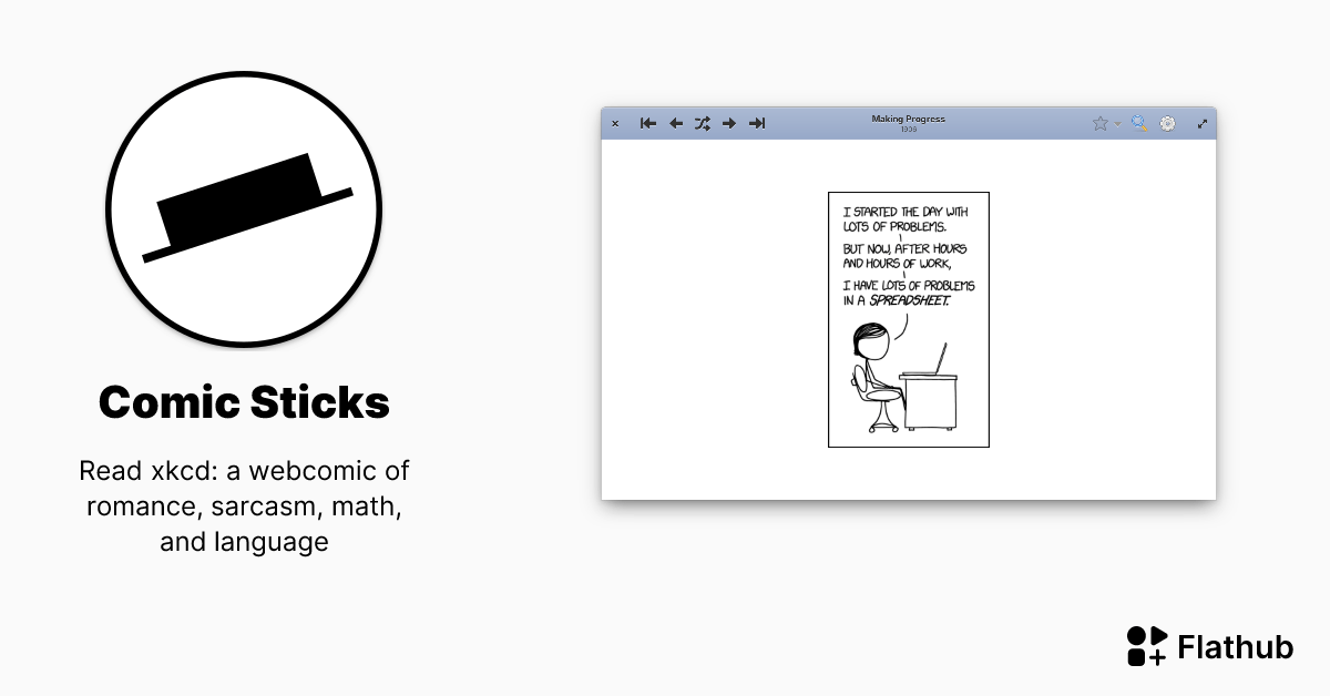 Install Comic Sticks on Linux Flathub