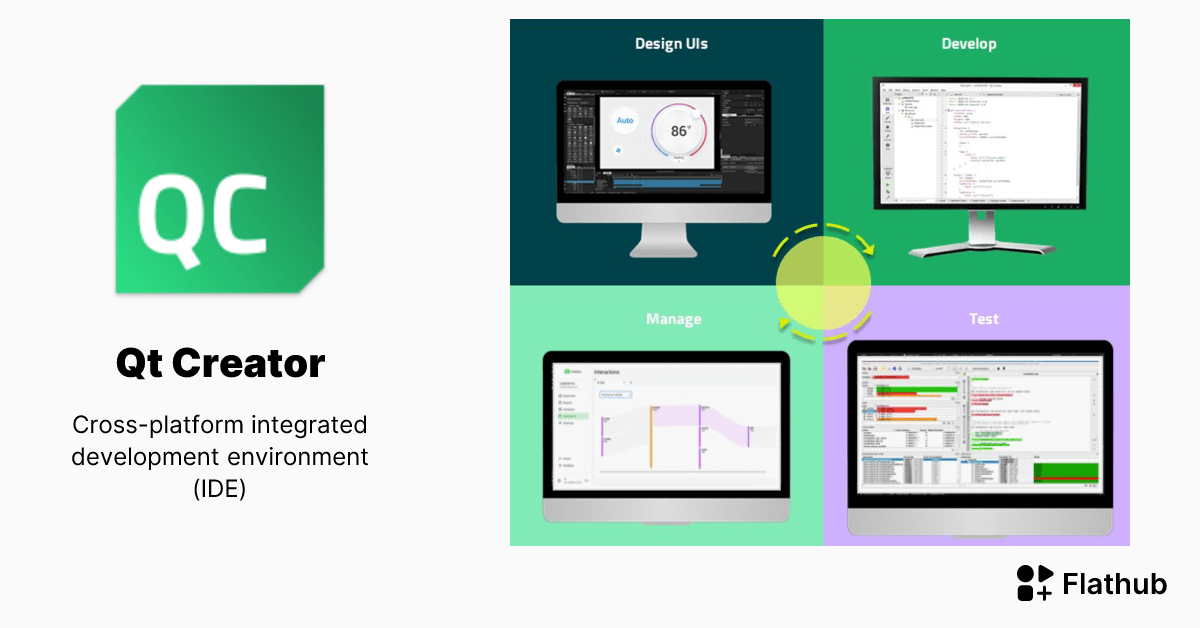 Install Qt Creator on Linux Flathub