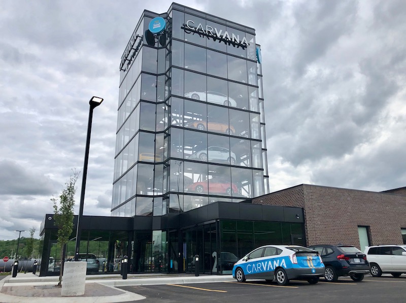 Carvana Opens CarShuffling Glass Tower Off Southwest Boulevard