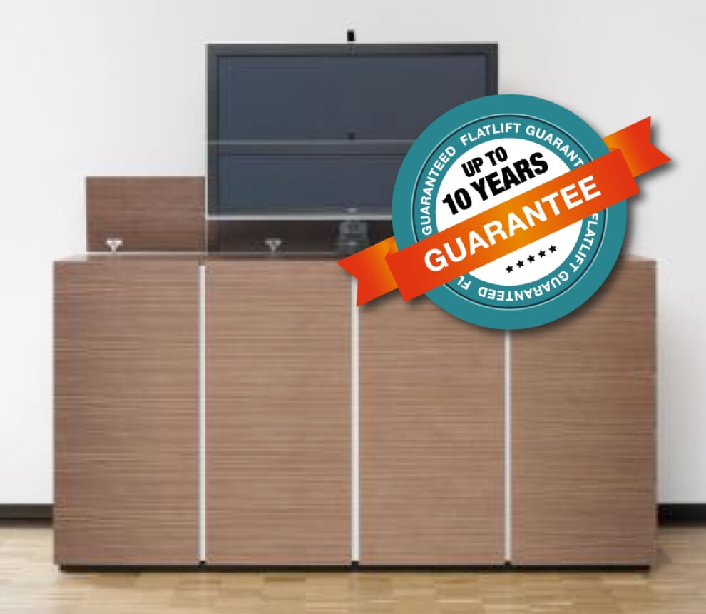 TV lift systems hide televisions invisibly in the living room