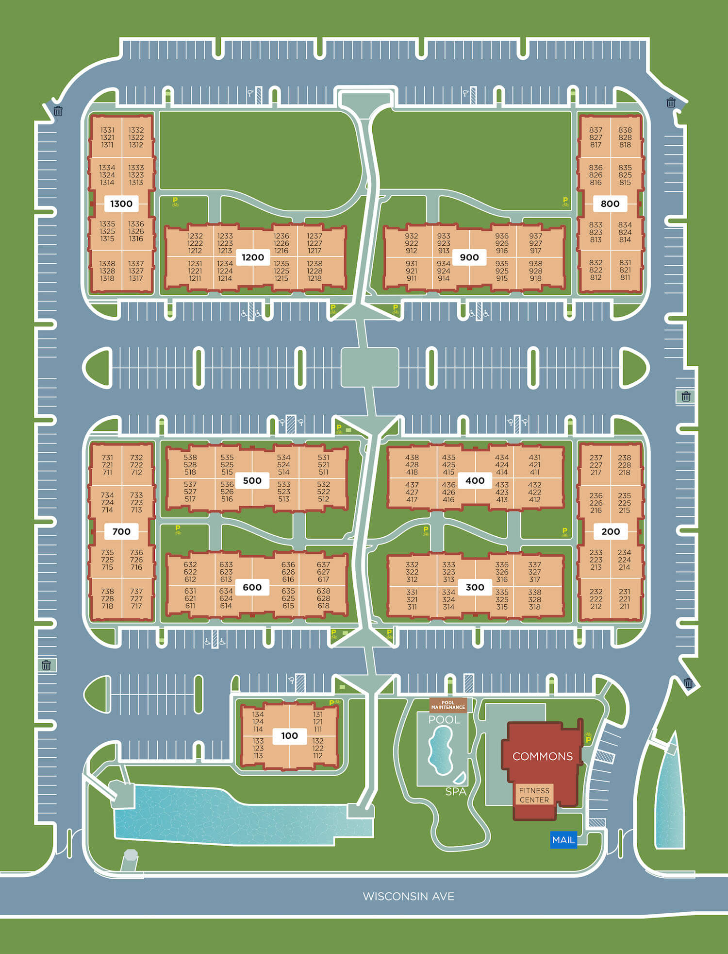 Apartments in Las Cruces Site Map The Flats at Ridgeview