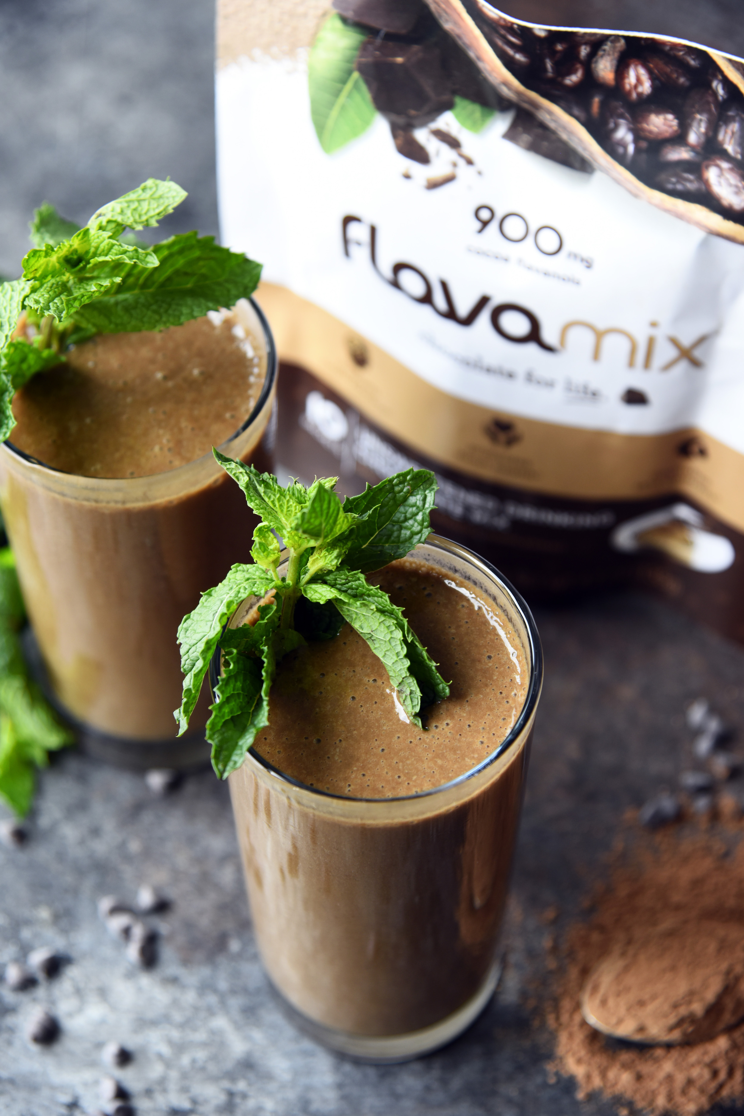 Mint Chocolate Smoothie Cocoa Flavanol Recipe