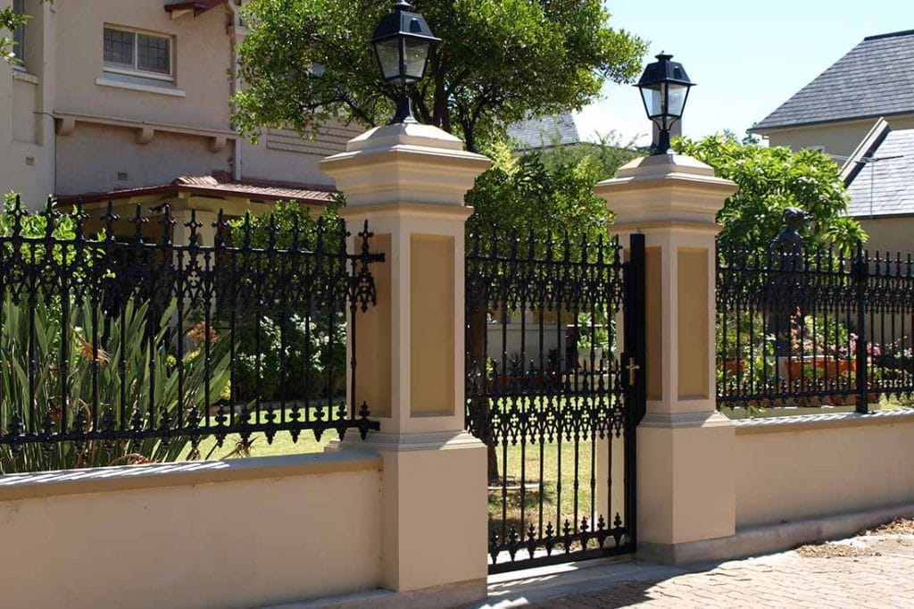 Elegant and Wonderful Pillar Fences Pentagon