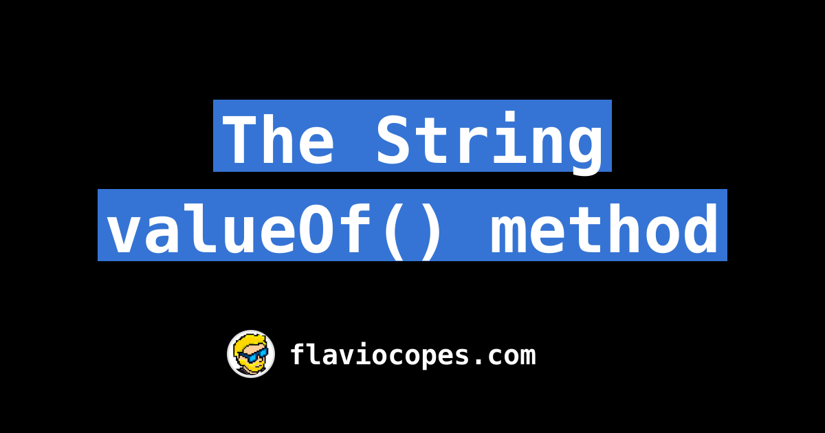 The String valueOf() method