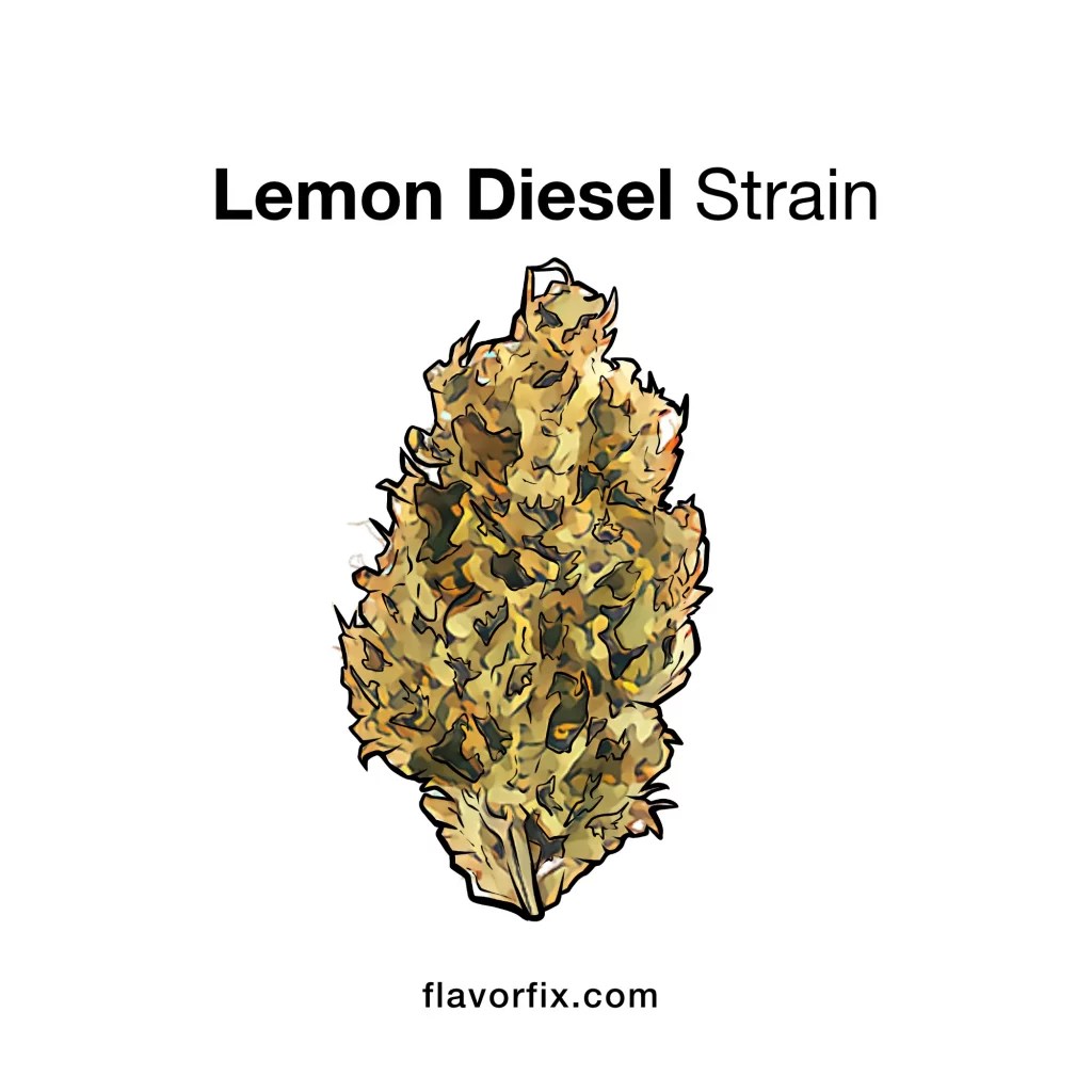Lemon Diesel Strain Cannabis Strains List Flavor Fix