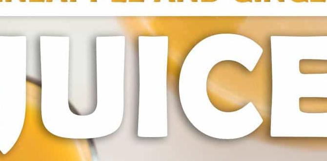 functional juices with pineapple and ginger