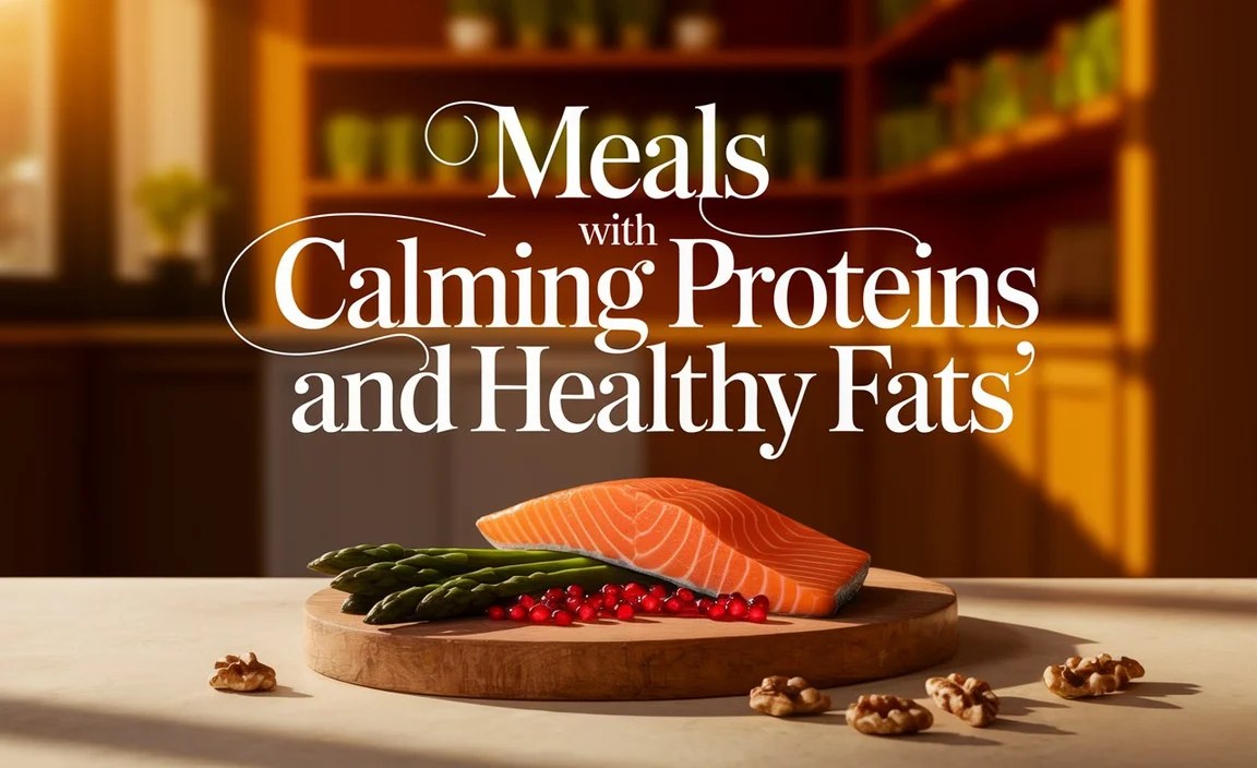 Meals With Calming Proteins And Healthy Fats