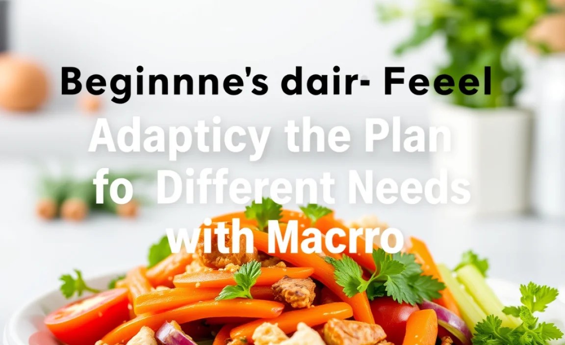 Adapting the Plan for Different Needs