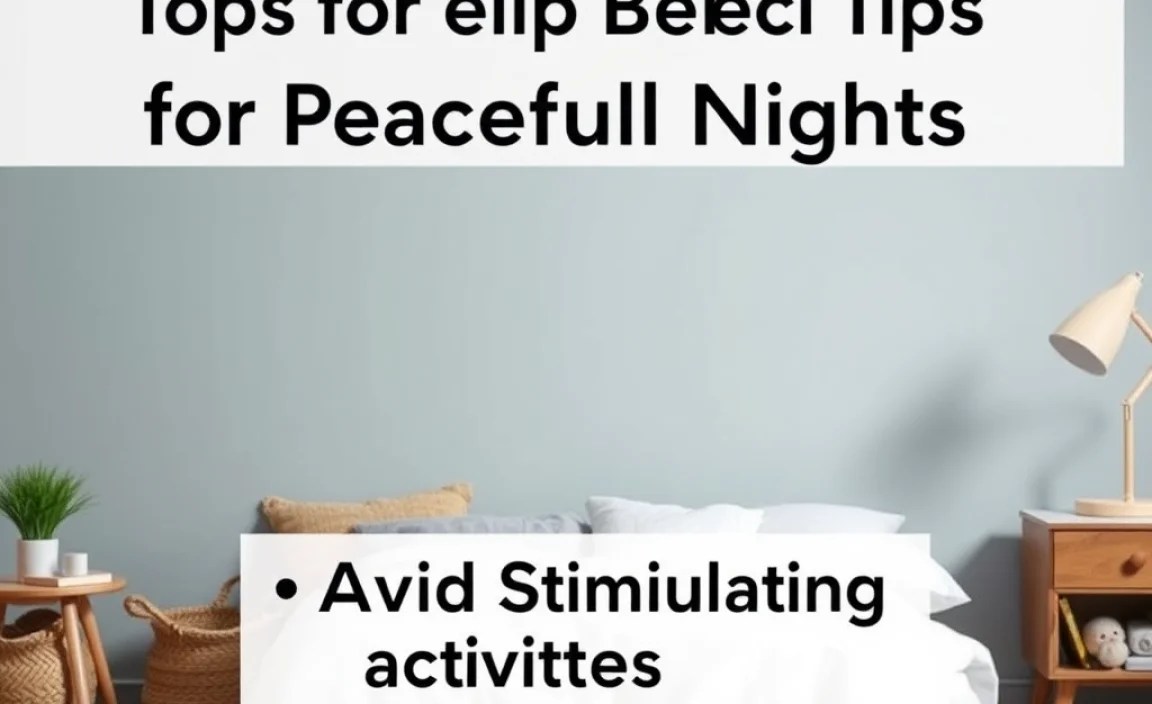 Avoid Stimulating Activities