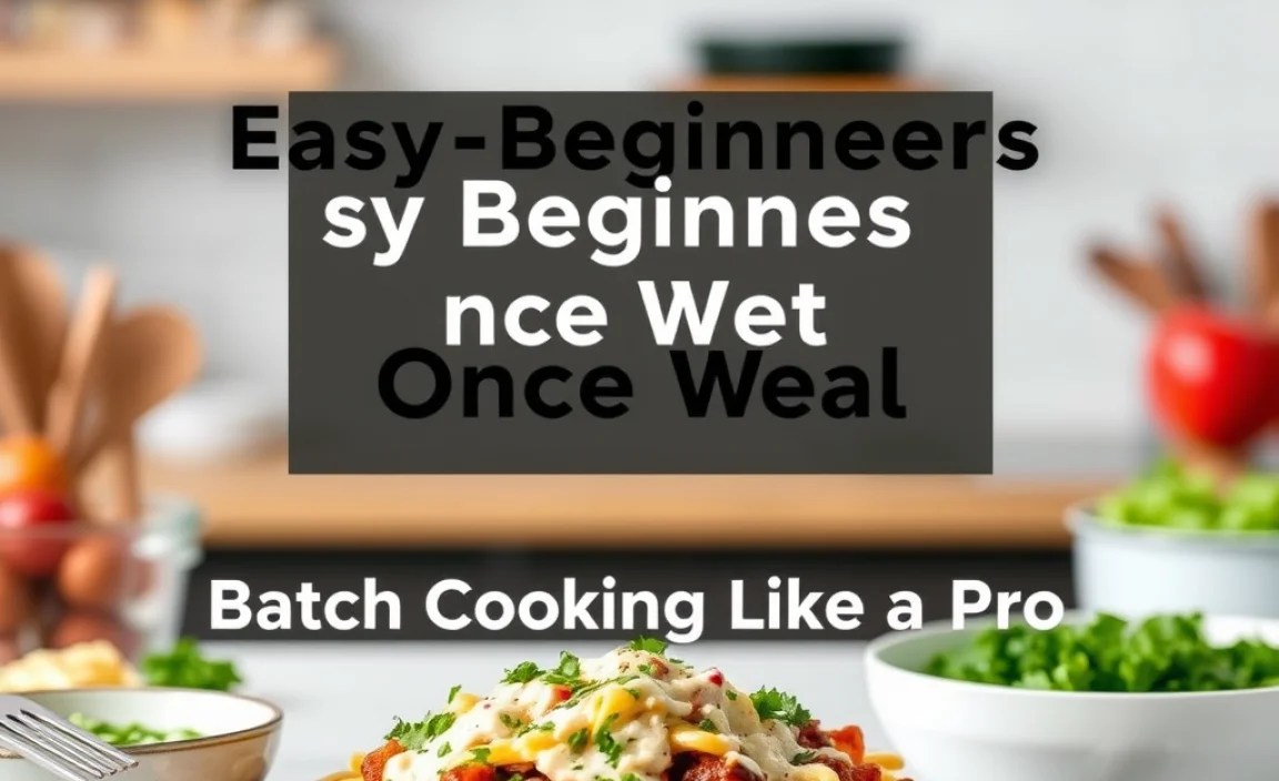Batch Cooking Like a Pro