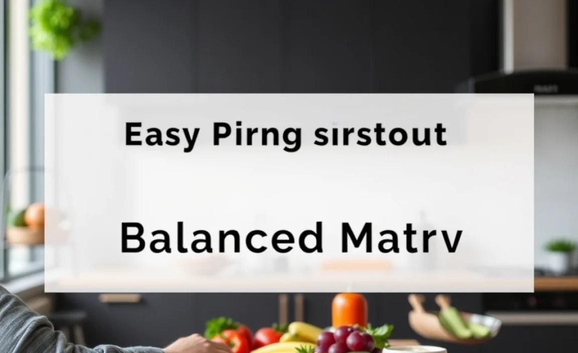 Building Your Balanced Menu Matrix