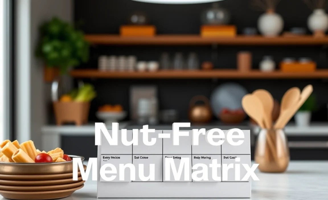 Creating a Nut-Free Menu Matrix