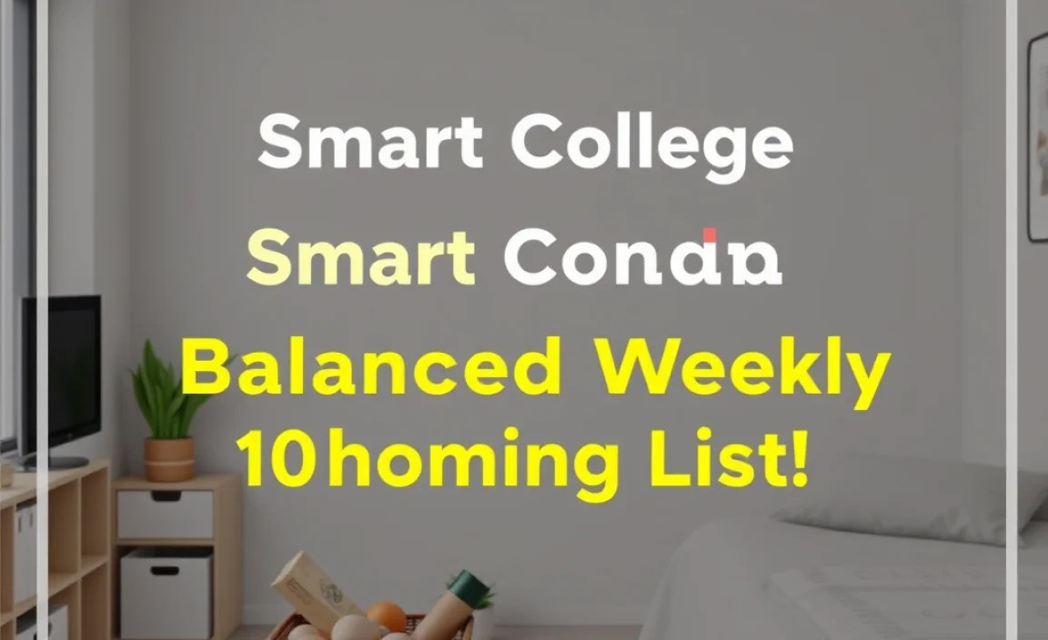 Creating a Sample Weekly Shopping List