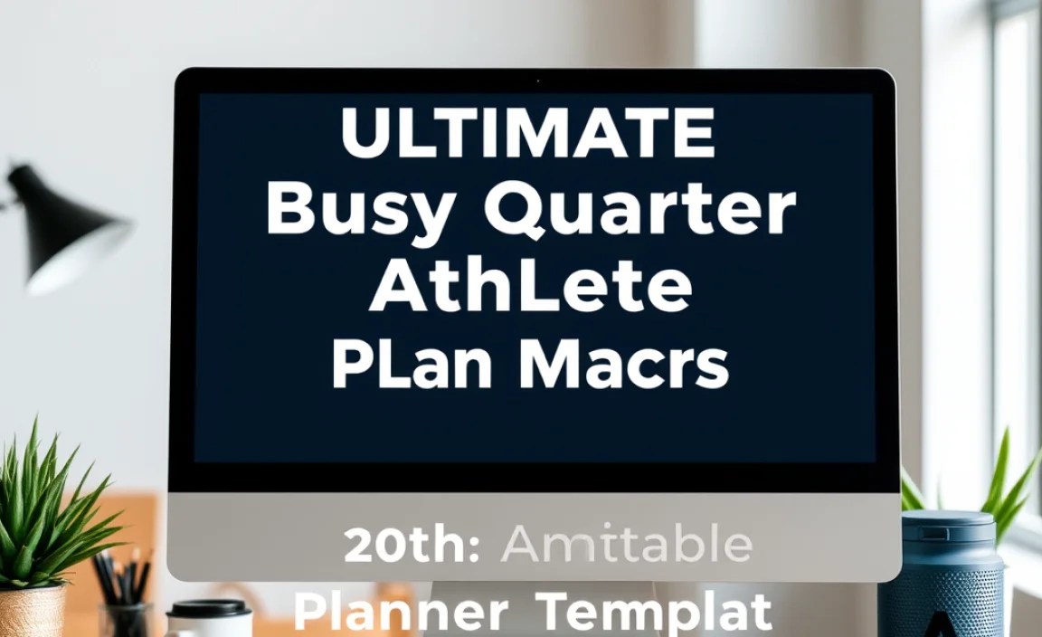 Creating Your Printable Planner Template