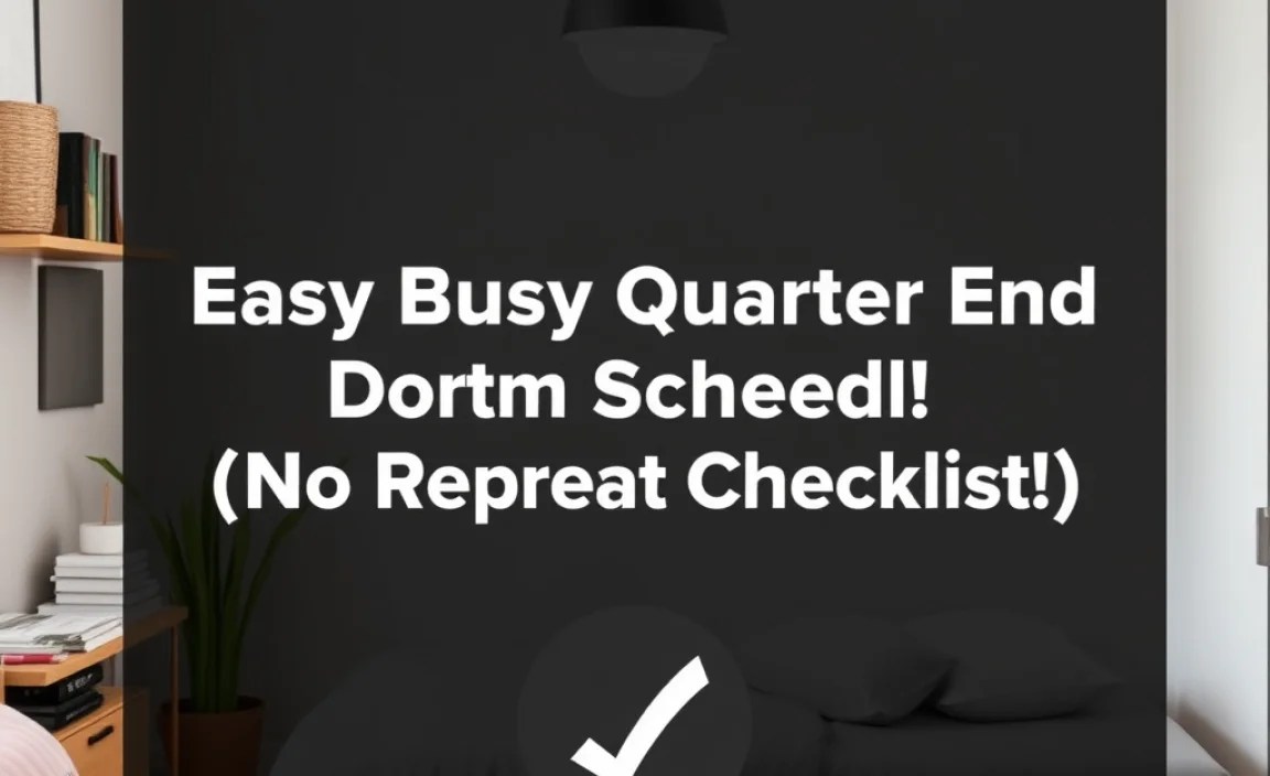 Dorm Room Essentials Checklist