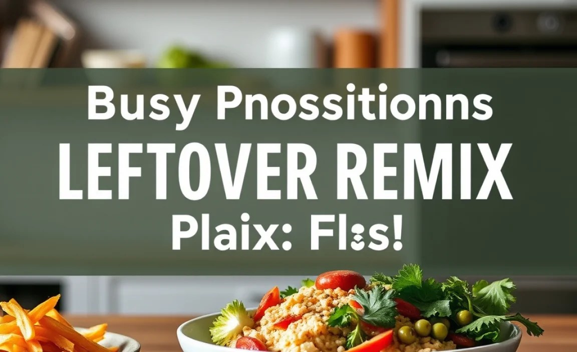 Leftover Remix: Creative Meal Transformations