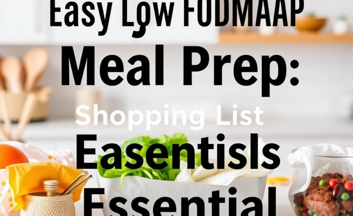 Printable Shopping List Essentials