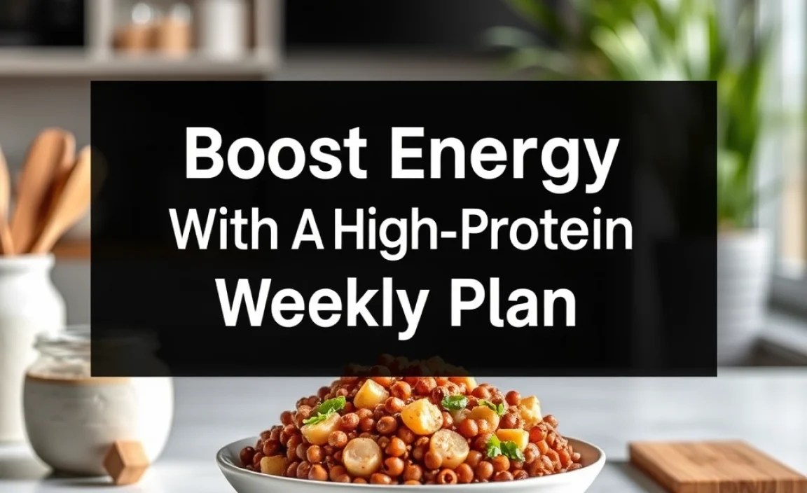 Sample High-Protein Weekly Plan