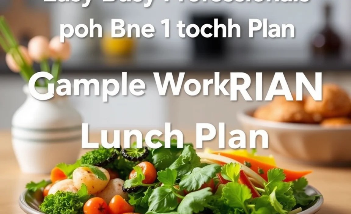 Sample Workweek Lunch Plan (Pescatarian)