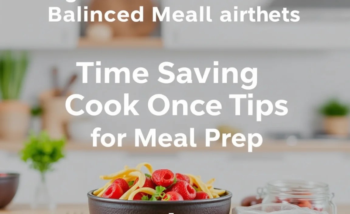 Time Saving Tips for Meal Prep