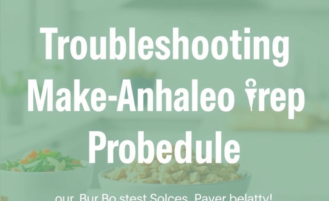 Troubleshooting Common Paleo Prep Problems