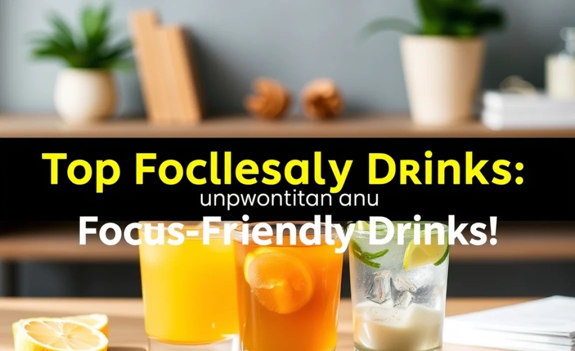Understanding Focus-Friendly Drinks