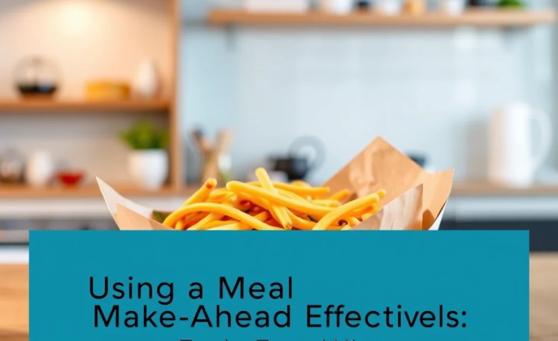 Using a Meal Planning Template Effectively