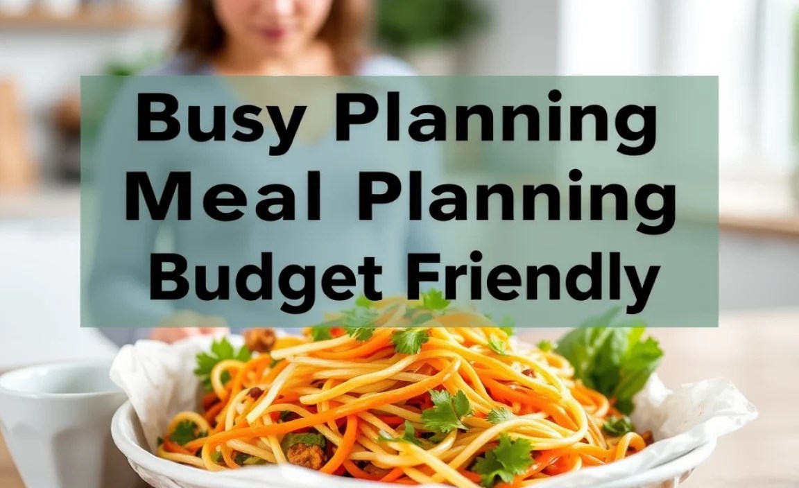 Using a Meal Planning Template Effectively