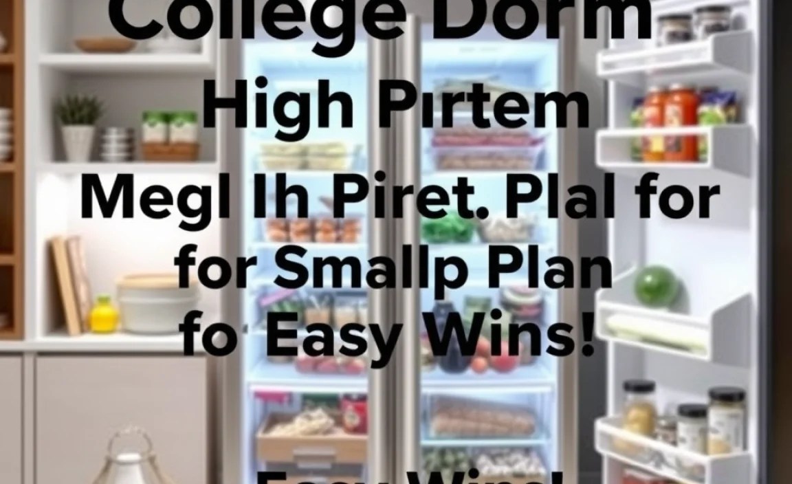 Utilizing Your Small Dorm Fridge Space