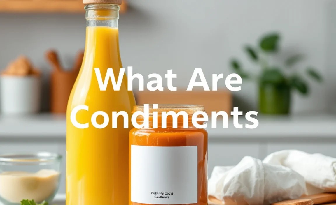 What Are Functional Condiments?
