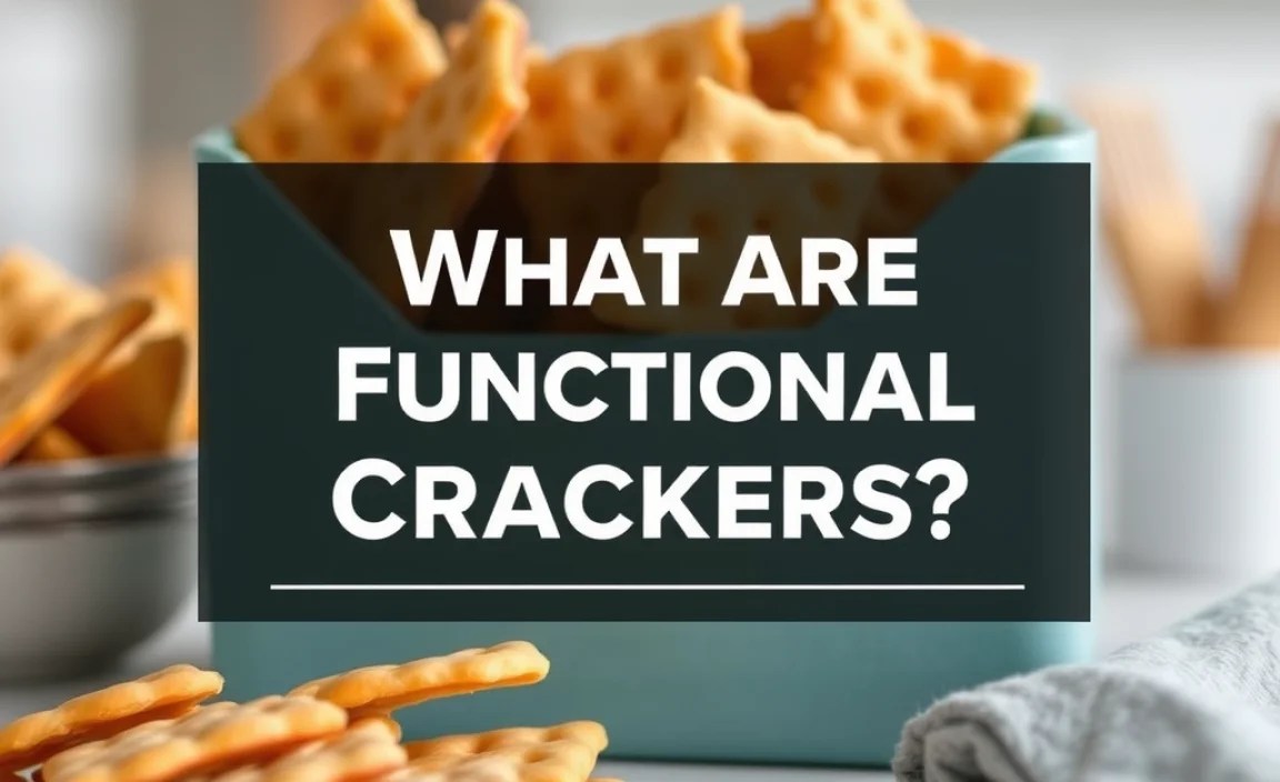 What Are Functional Crackers?
