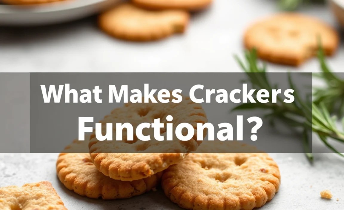 What Makes Crackers Functional?